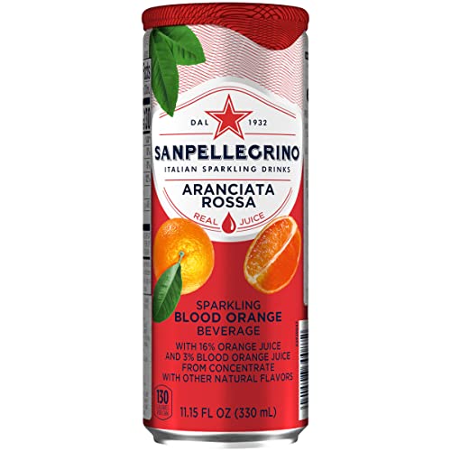 San Pellegrino Sparkling Fruit Beverages, Aranciata Rossa/Blood Orange 11.15-ounce cans (Total of 24) von Mon Copain Caviste