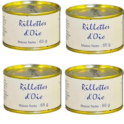 Rillettes d'Oie – 4 x 65 g von Mon Epicerie Fine de Terroir