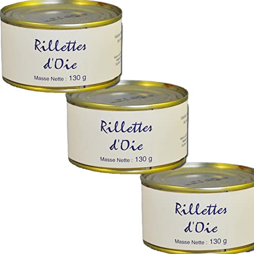 Mon epicerie fine de teroir Gänse-Rillettes, 3 Schachteln à 130 g von Mon epicerie fine de teroir