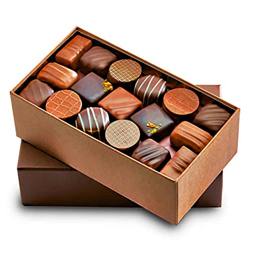 Premium Schachtel dunkle und Milchschokolade, 200g von Mon epicerie fine de teroir