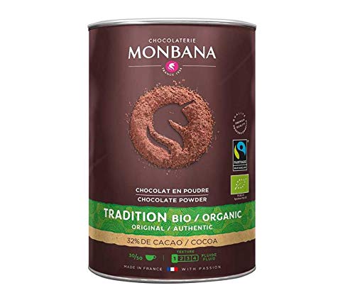 Monbana Fairtrade Schokoladenpulver 32 Prozent Max Havelaar 1 Kg von Monbana