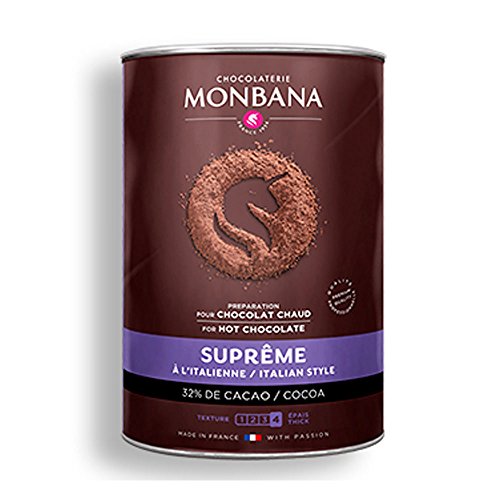 Monbana Suprême Chocolate Powder 32% cacao - italian style hot chocolate von Monbana