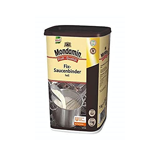 Mondamin Fix-Soßenbinder hell (klumpenfrei, geschmacksneutral) 1er Pack (1 x 1 kg) von Mondamin