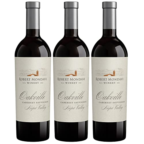 Robert Mondavi Oakville Cabernet Sauvignon Trocken Rotwein Wein Kalifornien I Visando Paket (3 x 0,75l) von Mondavi