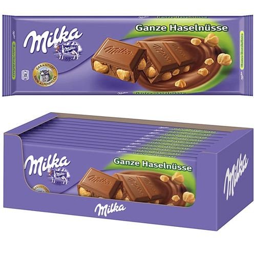 Milka Schokolade Ganze Haselnüsse (12x 300g Tafeln) von Mondelez Deutschland GmbH