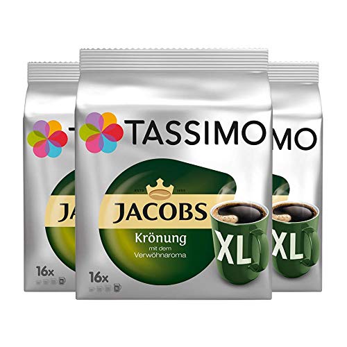 Tassimo T-Disc Jacobs Krönung XL Becherportion 3er Set (3x16 Portionen) von Mondelez Deutschland GmbH