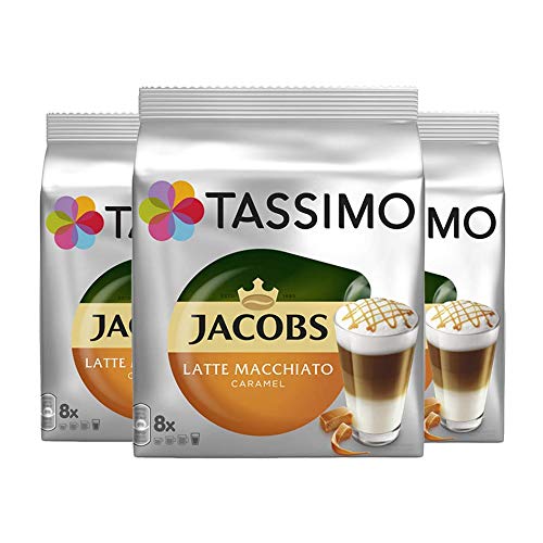 Tassimo T-Disc Jacobs Latte Macchiato Caramel 3er Set (3x8 Portionen) von Mondelez Deutschland GmbH