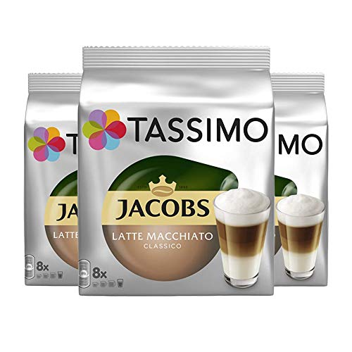 Tassimo T-Disc Jacobs Latte Macchiato Classico 3er Set (3x8 Portionen) von Mondelez Deutschland GmbH
