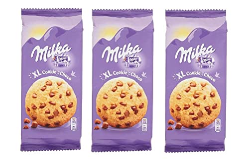 3x Milka Kekse XL choco mit tropfen schokolade 184g biscuits cookies von Mondelez