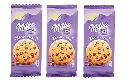 3x Milka Kekse XL choco mit tropfen schokolade 184g biscuits cookies 3x Milka Kekse XL choco mit tropfen schokolade 184g biscuits cookies von Mondelez International