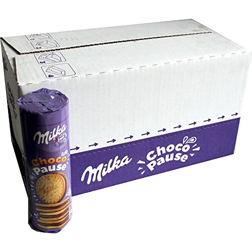 Milka Choco Pause 18 x 260g Packung (Schokoladencreme umhüllt von zwei Keksen) von Mondelez