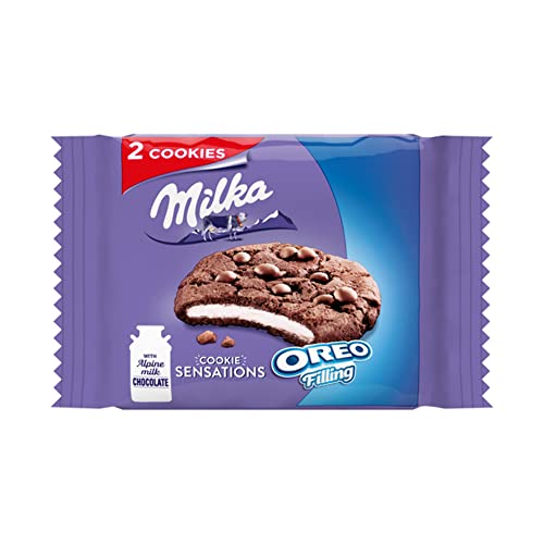 Milka Kekse | Sensations Oreo Einzel | Milka Großpackung | Milka Cookies | 24 Pack | 1248 Gram Total von Milka