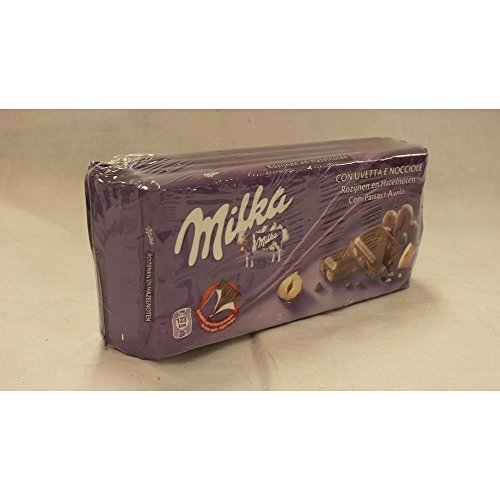 Milka Schokoladen-Tafel Rozijnen en Hazelnoten, 5 x 100g (Rosinen & Haselnüsse) von Mondelez