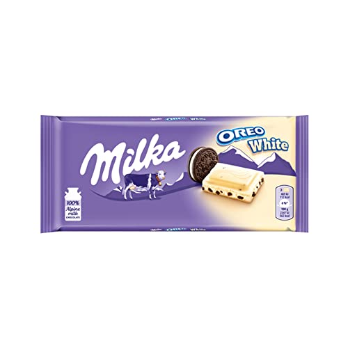 Milka Schokoladentafeln, Milka Oreo Weiß, 22 Stück, Schokoladenmilka, 2200 g von Mondelez International