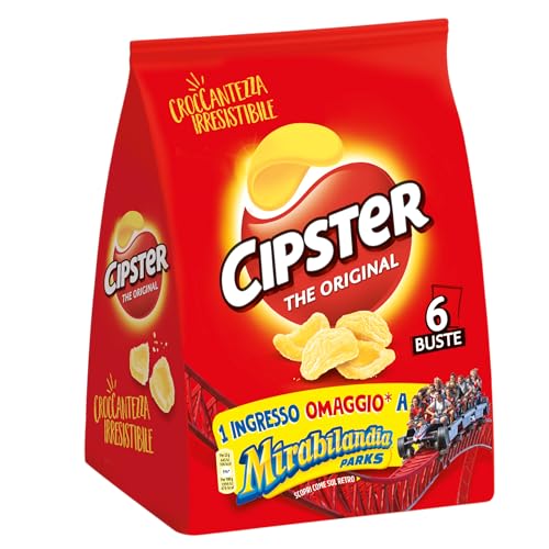 Mondelez 'Cipster Kartoffelchips' unwiderstehlich knusprig, 6x 22 g von Cipster