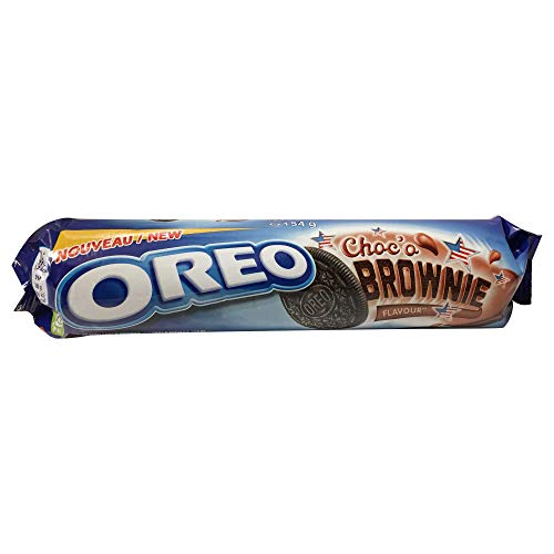 Oreo Cookie Rolle Choco Brownie 16x154g Packung (Oreo-Kekse mit Brownie-Geschmack) von Oreo
