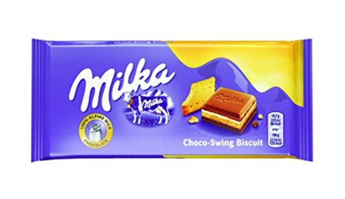 Schokolade Milka | Choco-Schaukel | Milka Großpackung | Milka Tafel Schokolade | 18 Pack | 1800 Gram Total von Mondelez