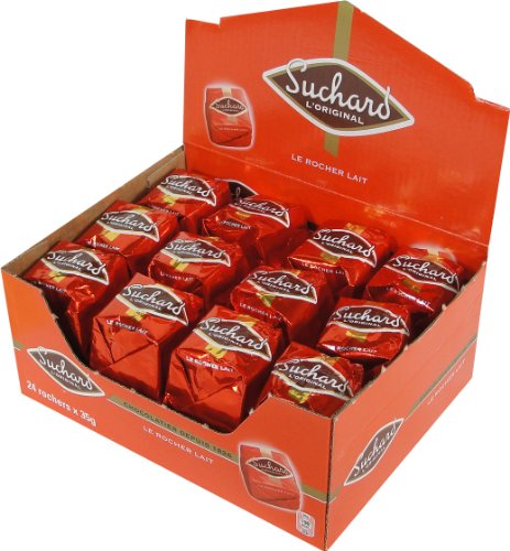 Suchard Milk Chocolate Rochers Box - 1.85 lbs - 24 Pieces by Suchard von Suchard