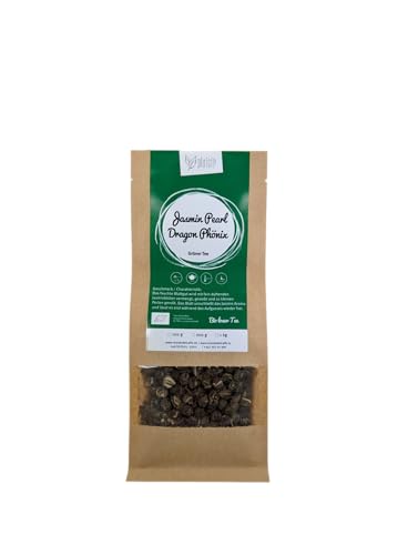 Jasmin Pearl Special Dragon Phönix Bio loser Tee Plaisir (100 G) | Grüner Tee | Jasminperlen von Mondo del Caffè