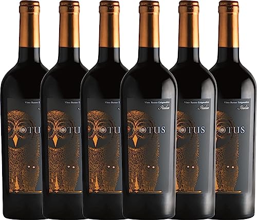 Asio Otus Vino Varietale d'Italia von Mondo del Vino - Rotwein 6 x 0,75l VINELLO - 6er - Weinpaket inkl. kostenlosem VINELLO.weinausgießer Asio Otus Vino Varietale d'Italia von Mondo del Vino - Rotwein 6 x 0,75l VINELLO - 6er - Weinpaket inkl. kostenlosem VINELLO.weinausgießer von Mondo del Vino