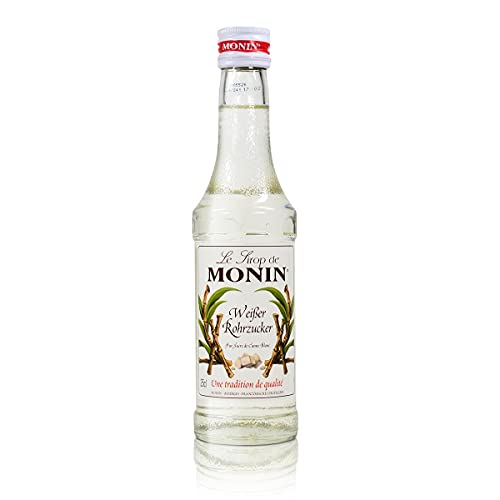 MONIN Gourmet-Sirup, Rohrzucker Weiß', 250 ml von MONIN