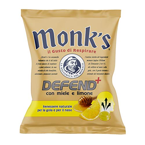 Monk's Defender Ballsaiken, mit Honig und Zitrone, Beutel mit 46 g von Monk's