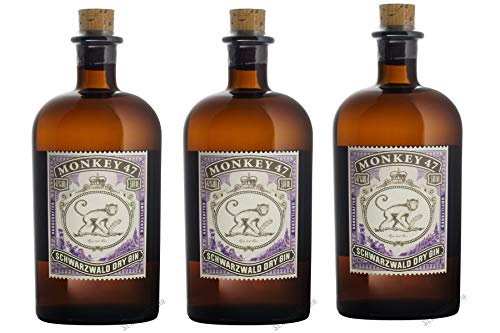 Monkey 47 Gin, 3er Pack (3 x 500 ml) von Monkey Gin
