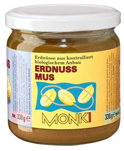 Monki Bio Erdnussmus (6 x 330 gr) von Monki