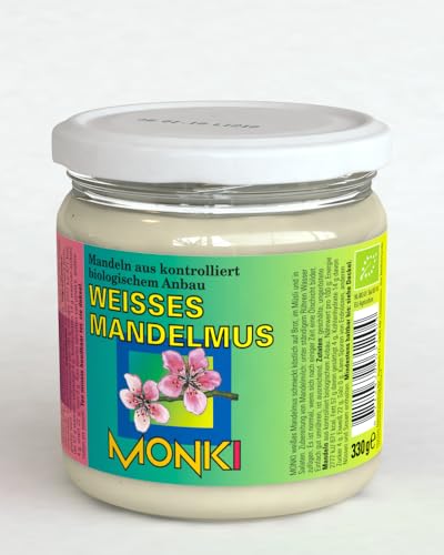 Weißes Mandelmus 2 x 330 gr von Monki