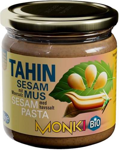 Tahin, Sesammus mit Meersalz 12 x 330 gr Tahin, Sesammus mit Meersalz 12 x 330 gr von Monki