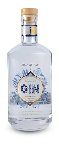 Monogram Gin | 0,7L | 40% Vol. | Noten von Wacholder, Koriander, Angelika, Zitrusfrüchten und Ingwerstücken von Monogram