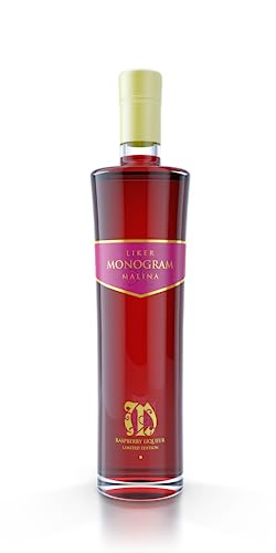 MONOGRAM HIMBEERLIKÖR 0,7L | 25% Vol. | Delikater Likör, der den fruchtigen Geschmack saftiger Himbeeren einfängt von Monogram