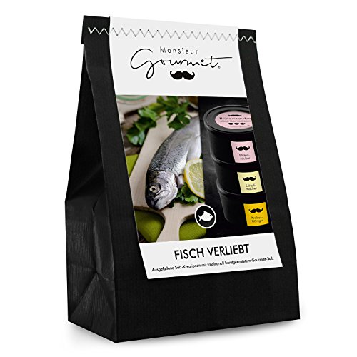 Monsieur Gourmet "Fisch verliebt" im Geschenkbeutel von Monsieur Gourmet