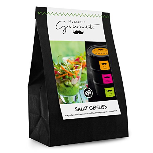 Monsieur Gourmet "Salat-Genuss Paket" im Geschenkbeutel von Monsieur Gourmet