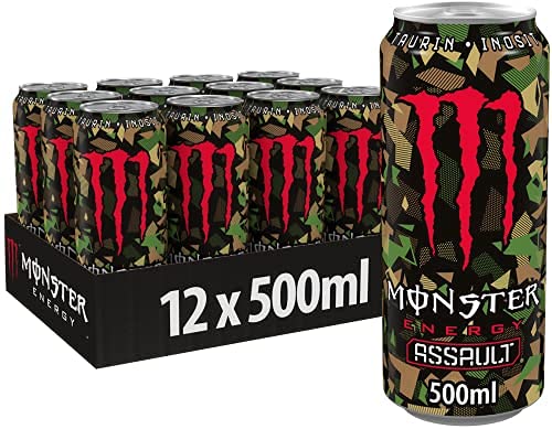 Monster Energy Assault, 12er Pack (12 x 500 ml) (ohne Pfand, Lieferung nur nach Österreich) von Monster Energy