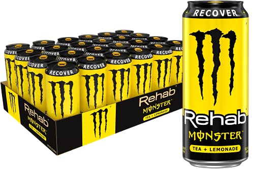 Monster Rehab Lemonade (USA Import/Version) 15.5 oz. (458 mL) - 24 Pack von Monster Energy