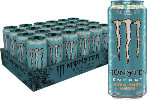 Monster Energy Ultra Fiesta, zuckerfrei, Energy Drink, 40 ml, 24 Stück von Monster Energy