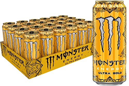 Monster Energy Ultra Gold zuckerfreier Energydrink, 473 ml, 24 Stück von Monster Energy
