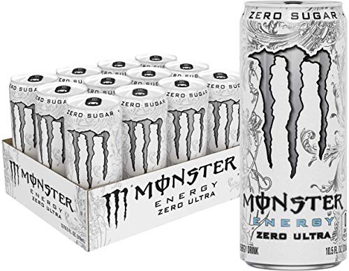 Monster Energy Zero Ultra zuckerfreier Energydrink, 310 ml, 12 Stück von Monster Energy