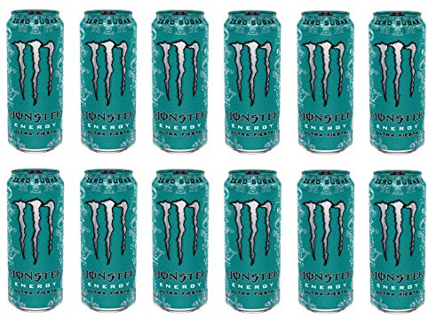 12x Monster Energy Drink Ultra Fiesta Zero Zuccheri Energiegetränk mit Mango-Geschmack 500ml alkoholfreies Getränk Null Zucker von Monster Energy