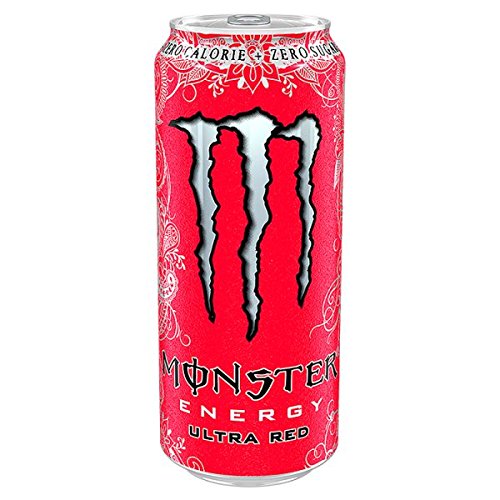 Monster Energy Ultra-Red Sugar Free 500ml (Packung mit 12 x 500 ml) von Monster Energy