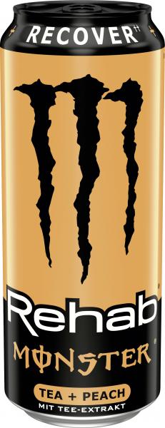 Monster Rehab Tea + Peach + Energy (Einweg) von Monster