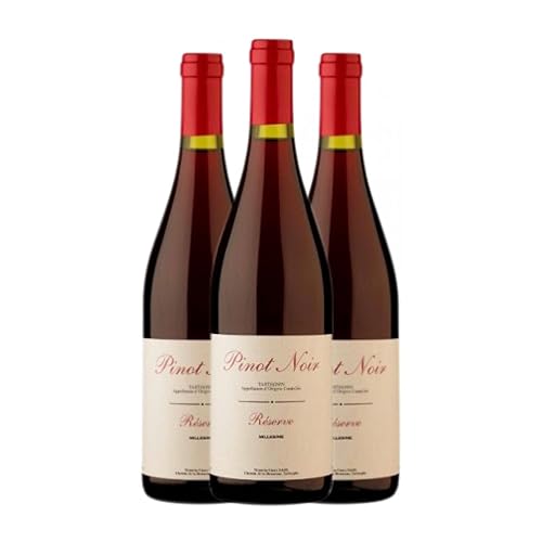 Mont Le Vieux Tartegnin Pinot Schwarz 75 cl (Schachtel mit 3 Flaschen von 75 cl) von Distribuidor