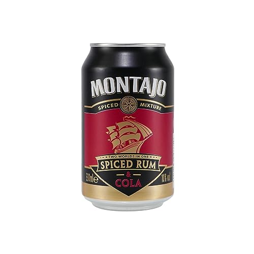 Montajo Spiced Rum & Cola (12 x 0,33L) von Montajo