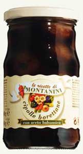 Montanini Borrettane Zwiebeln aus Piemont, 300g (Abtropfgewicht 180g) von Montanini