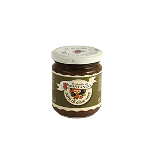 Montanini Patè di Olive nere / Schwarze Olivencrema 190 gr. von Montanini