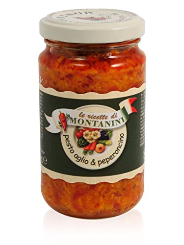 Montanini Pesto aglio & peperoncino / Knoblauch und Chili Pesto 190 gr. von Montanini