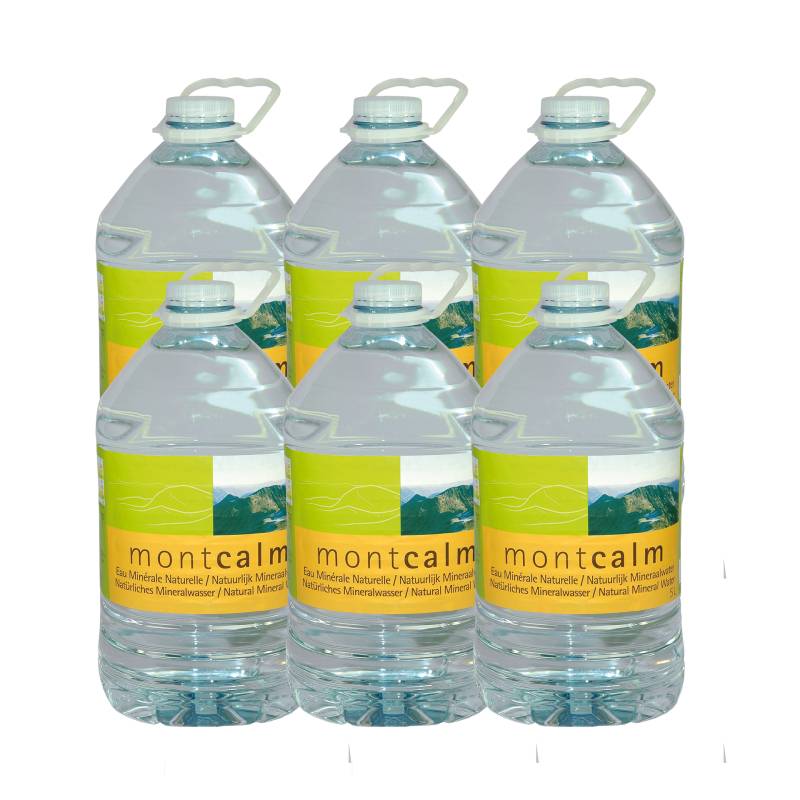 Montcalm-Mineralwasser, 6x5 Liter - Sie sparen 1,30 Euro von Montcalm