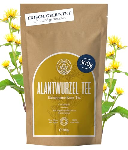 Alantwurzel Tee Monte Nativo (300 g) - Alantwurzeltee (Inula helenium) - 100% Natürlich & Schonend getrocknet – Sanfter Kräutertee für jeden Moment von Monte Nativo