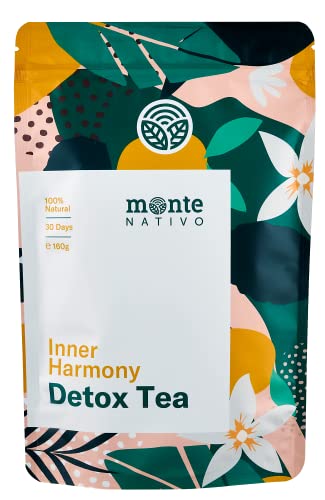 Puretox Tee Monte Nativo (160g) - Brennnessel, Sencha Grüner Tee, Löwenzahn, Ingwer - Natürlich und rein - Kräutertee Diät - Gesunde Lebensmittel von Monte Nativo